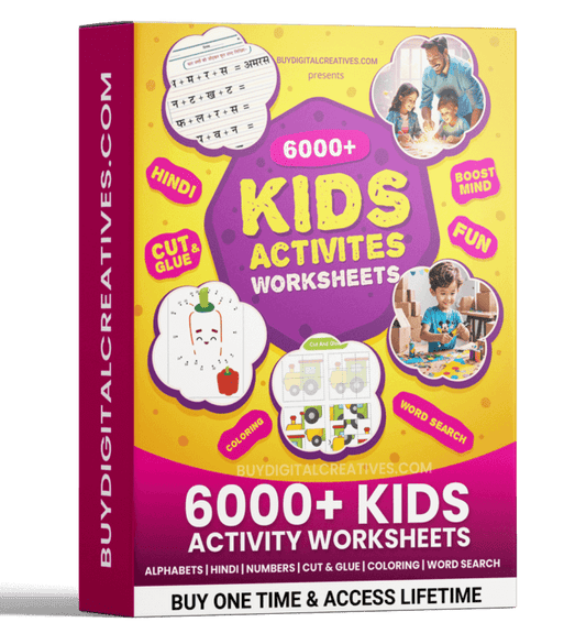 6000 Kids Activities Worksheets - Printable and Shareable